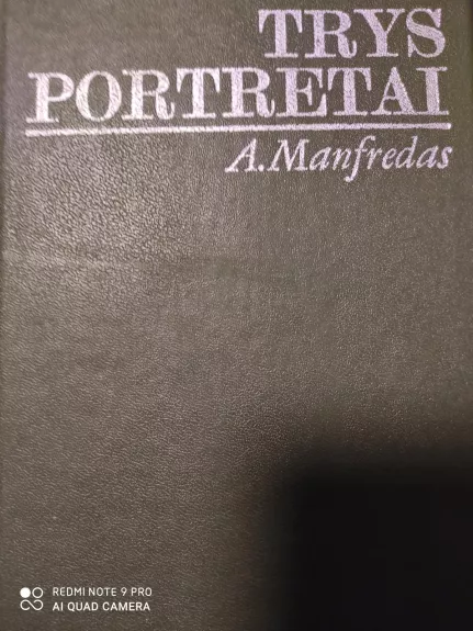 Trys portretai - A. Manfredas, knyga