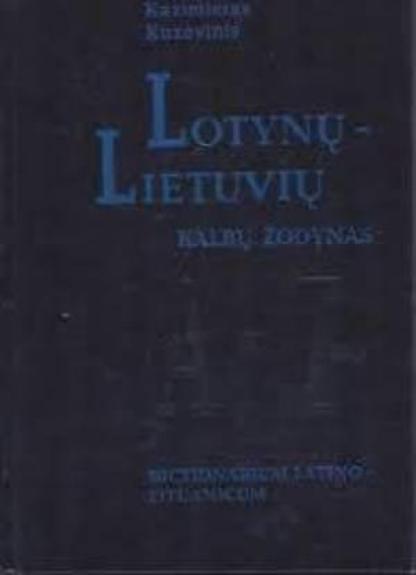 Lotynų-lietuvių kalbų žodynas