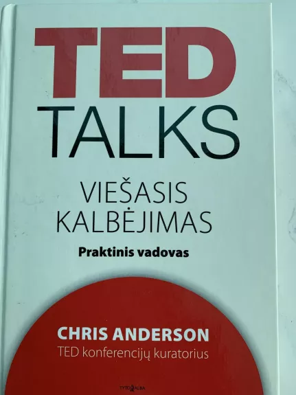 Ted Talks Viešasis Kalbėjimas - Chris Anderson, knyga