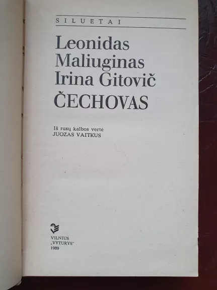 Čechovas - L. Maliuginas, ir kiti. , knyga 1