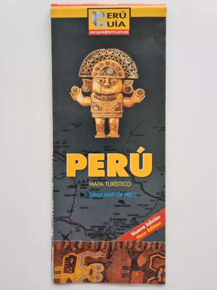 Peru tourist map - Peru Guia, knyga
