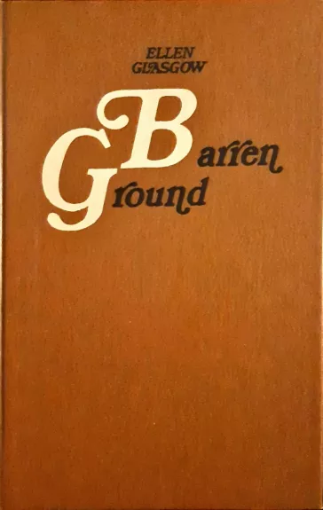Barren Ground - Glasgow Ellen, knyga