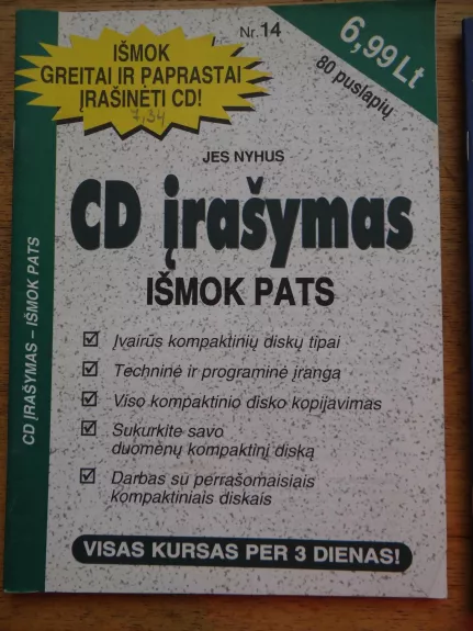 CD įrašymas. Išmok pats