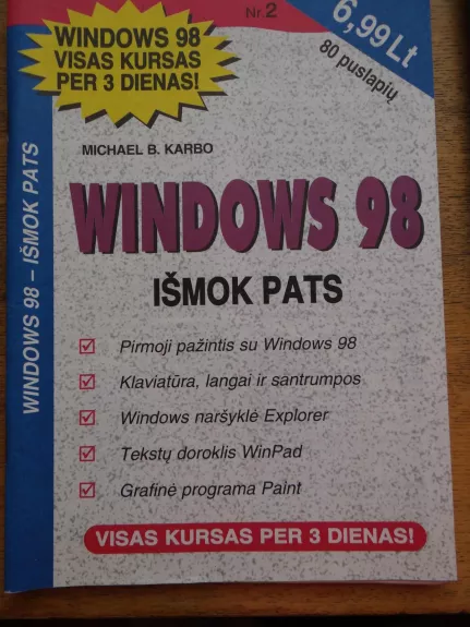 Windows 98: išmok pats
