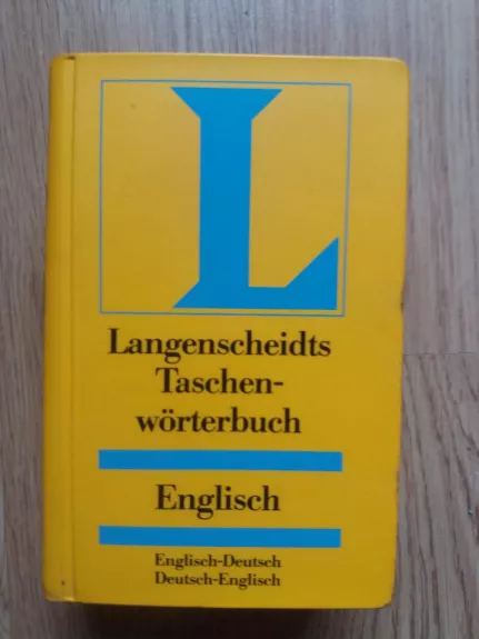 Langenscheidts Taschen-wörterbuch Englisch-Deutsch Deutsch-Englisch - E. Klattlangen, knyga