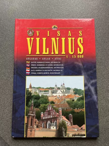 Visas Vilnius Atlasas - Mindaugas Baltrušaitis, knyga