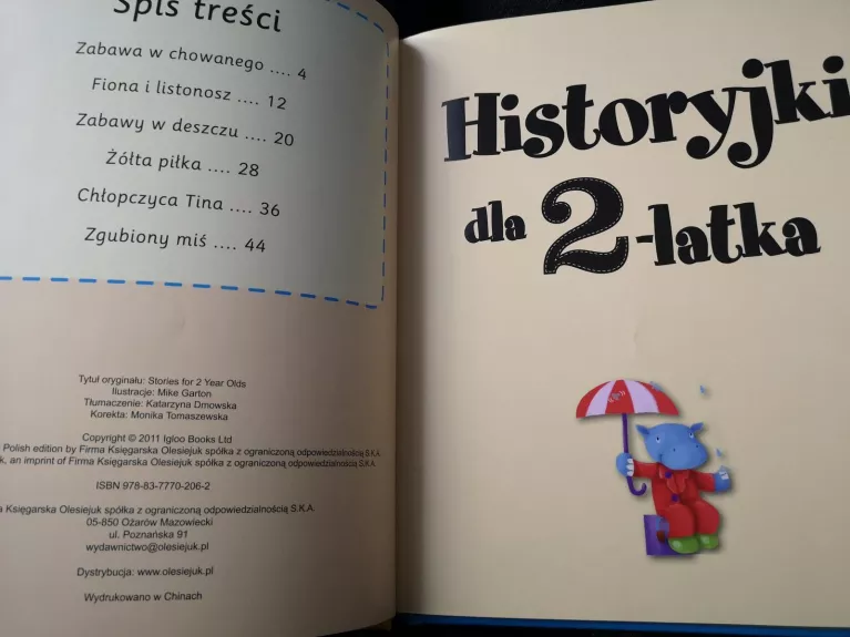 Historyjki dla 2-latka - Autorių Kolektyvas, knyga 1
