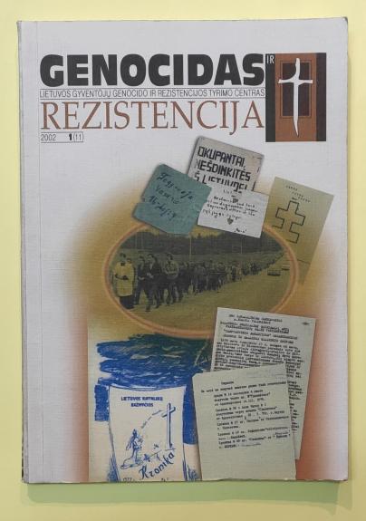 Genocidas ir rezistencija 2002 1(11)