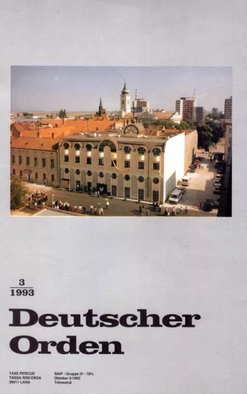 Deutscher Orden, 1993 m. Nr. 3 - Autorių Kolektyvas, knyga 1