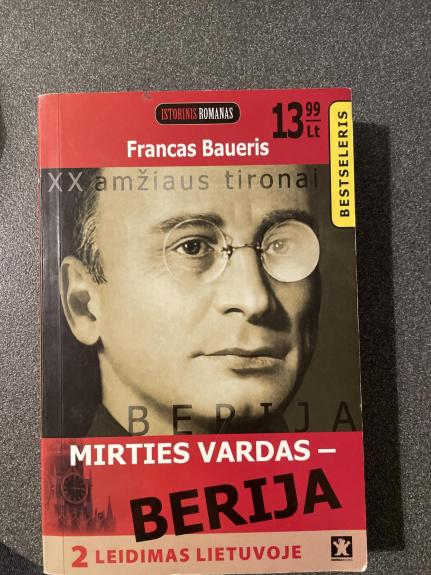 Mirties vardas-Berija - Francas Baueris, knyga