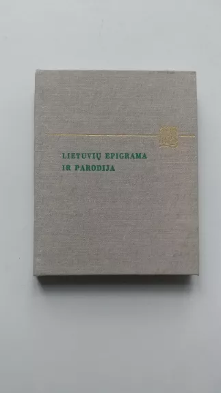 Lietuvių epigrama ir parodija - Vytautas Kubilius, knyga