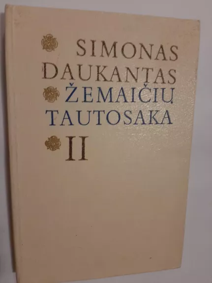 Žemaičių tautosaka (II dalis) - Simonas Daukantas, knyga