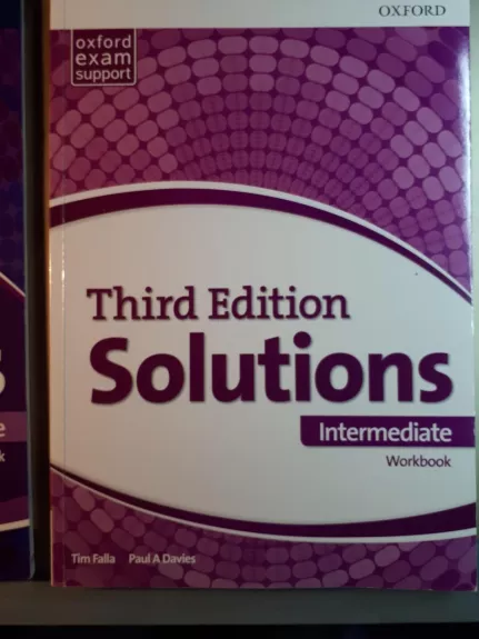 Solutions Third Edition Intermediate Studenst's Book ; Workbook 2017 - Autorių Kolektyvas, knyga 1