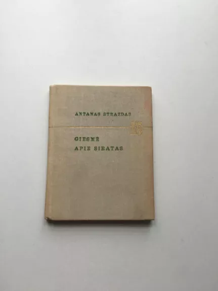 Giesmė apie siratas - Antanas Strazdas, knyga