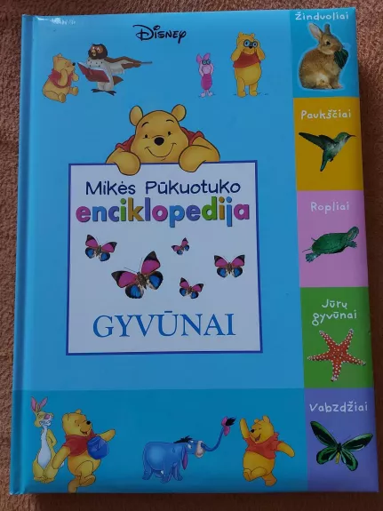 Mikės Pūkuotuko enciklopedija GYVŪNAI - Walt Disney, knyga