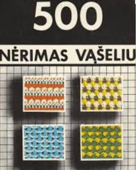 500 nėrimas vąšeliu - Z. Morkunaitė, knyga