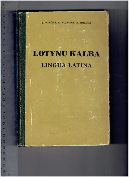 Lotynų kalba - Autorių Kolektyvas, knyga