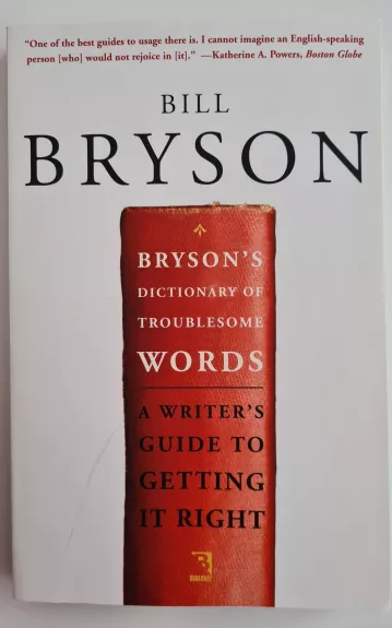 Bryson's Dictionary of Troublesome Words - Bill Bryson, knyga 1