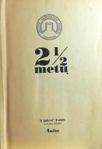 2 1/2 metų: kas padaryta ir ko nepadaryta atgavus Nepriklausomybę