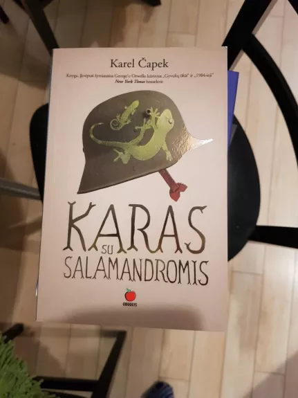 Karas su salamandromis - Karelas Čapekas, knyga