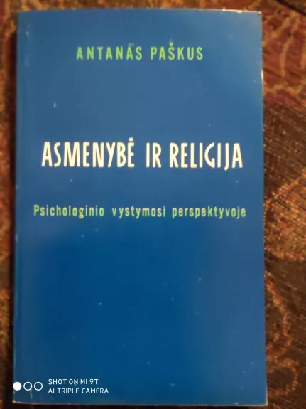 Asmenybė ir religija - Antanas Paškus, knyga