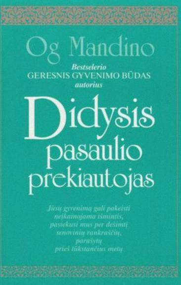 Didysis pasaulio prekiautojas - Og Mandino, knyga