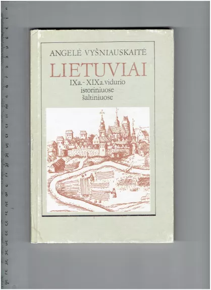 Lietuviai  IX a.-XIX a.vidurio istoriniuose šaltiniuose - Angelė Vyšniauskaitė, knyga