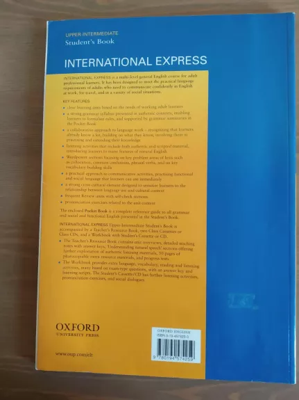 International Express Upper-Intermediate - Wallwork Adrian, knyga 1