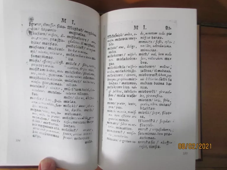 Senasis Konstantino Sirvydo žodynas - Kazys Pakalka, knyga 1