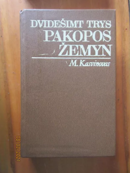 Dvidešimt trys pakopos žemyn - M. Kasvinovas, knyga