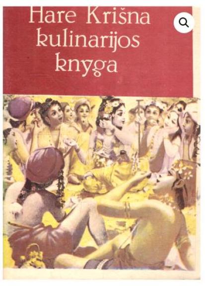 Hare Krišna kulinarijos knyga