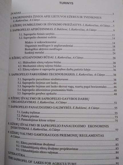 Ežerų sapropelis žemės ūkiui