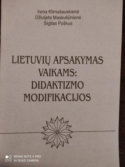lietuvių apsakymas vaikams: didaktizmo modifikacijos