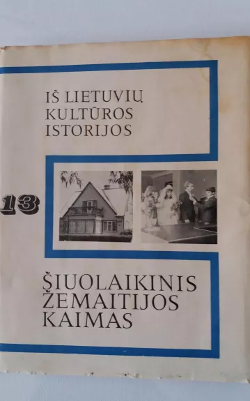 iš lietuviu kultūros istorijos šiuolaikinis žemaitijos kaimas (13 tomas)