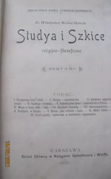 Studya i szkice - Dębicki Władysław, knyga 1