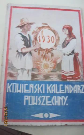 Kowienski kalendarz powszechny 1930 - Autorių Kolektyvas, knyga 1