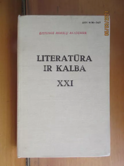 Literatūra ir kalba (XXI tomas)