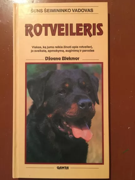 Rotveileris - Džoana Blekmor, knyga