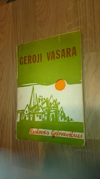 Geroji vasara - Česlovas Grincevičius, knyga