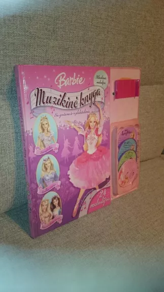Barbie. Muzikinė knyga su grotuvu ir plokštelėmis