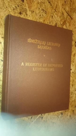 Išvežtųjų lietuvių sąrašas: Stalino teroras 1940-1941
