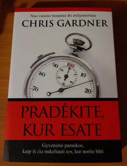 Pradėkite, kur esate - Chris Gardner, knyga