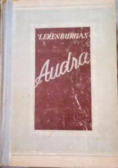 Audra - I. Erenburgas, knyga