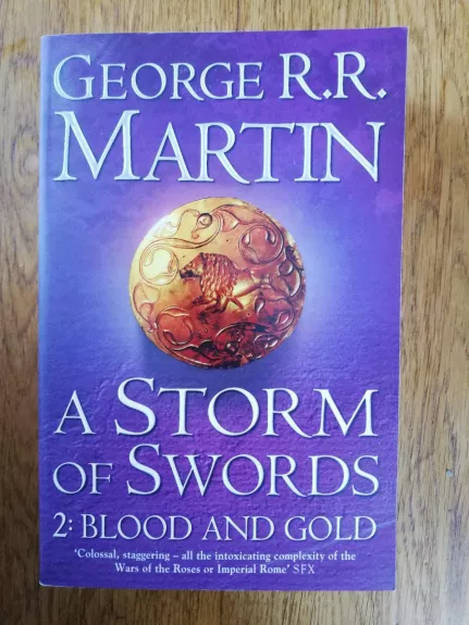 A Storm of Swords: Blood and Gold (A Song of Ice and Fire #3, part 2 of 2) - George R. R. Martin, knyga
