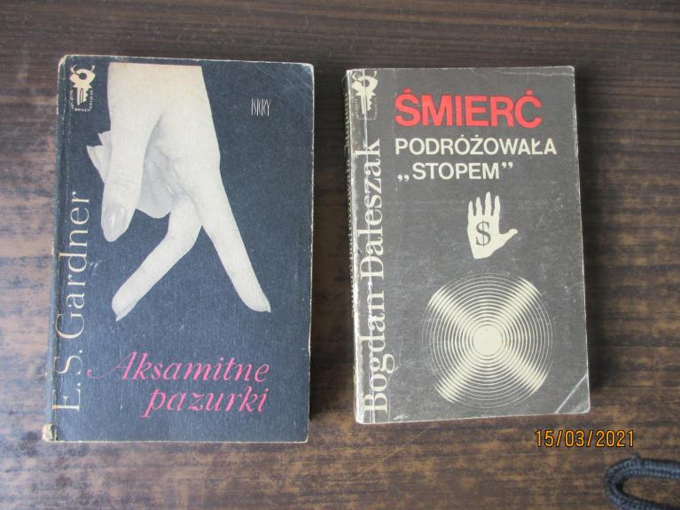 Polska. 2 książki z detektywami