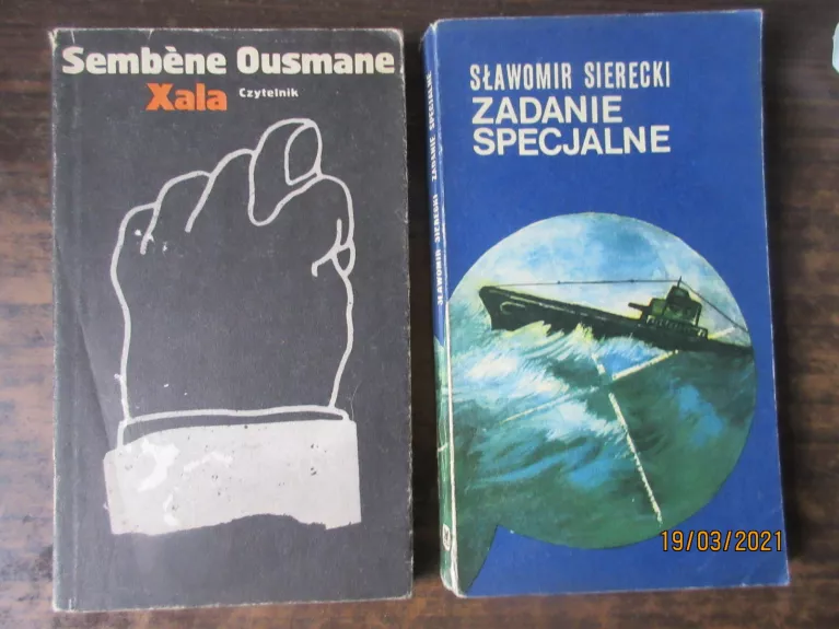 Polska. 2 książki z detektywami - Sembėne Oumane, knyga