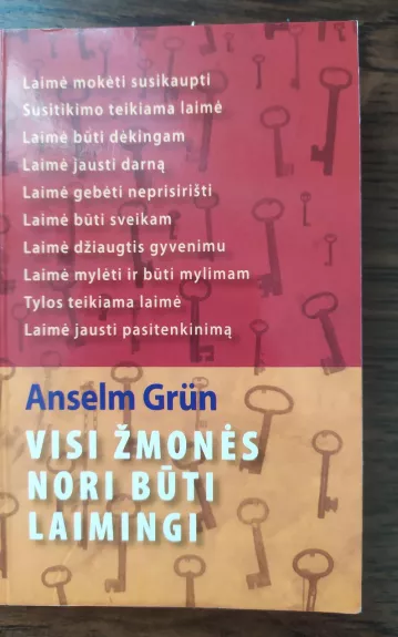 VISI ŽMONĖS NORI BŪTI LAIMINGI - Anselm Grun, knyga