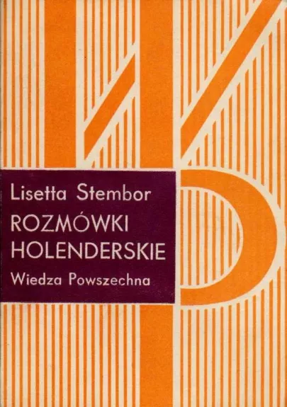 Rozmówki holenderskie - Lisetta Stembor, knyga