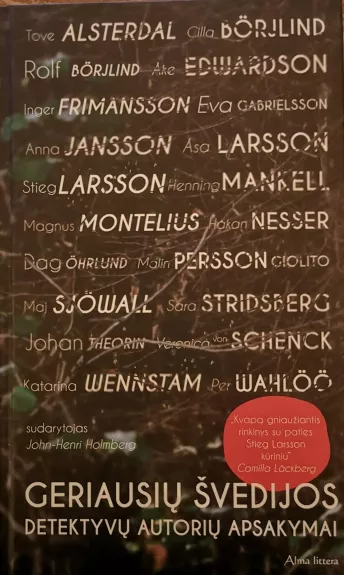 Geriausių Švedijos detektyvų autorių apsakymai - John Homberg, knyga