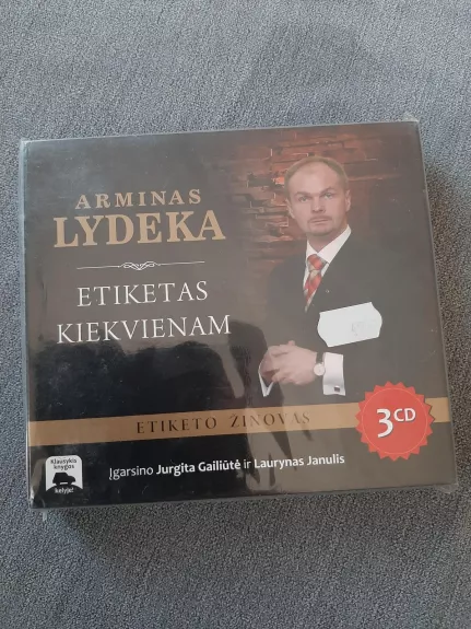 Etiketas kiekvienas 3 CD (audio knyga) - Arminas Lydeka, knyga